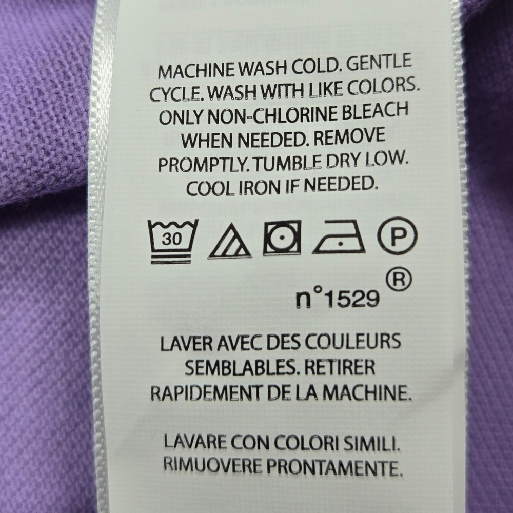 Ralph Lauren Polo Shirt Womens XS Classic Fit Wisteria Purple Short Sleeve NWT - Picture 8 of 10